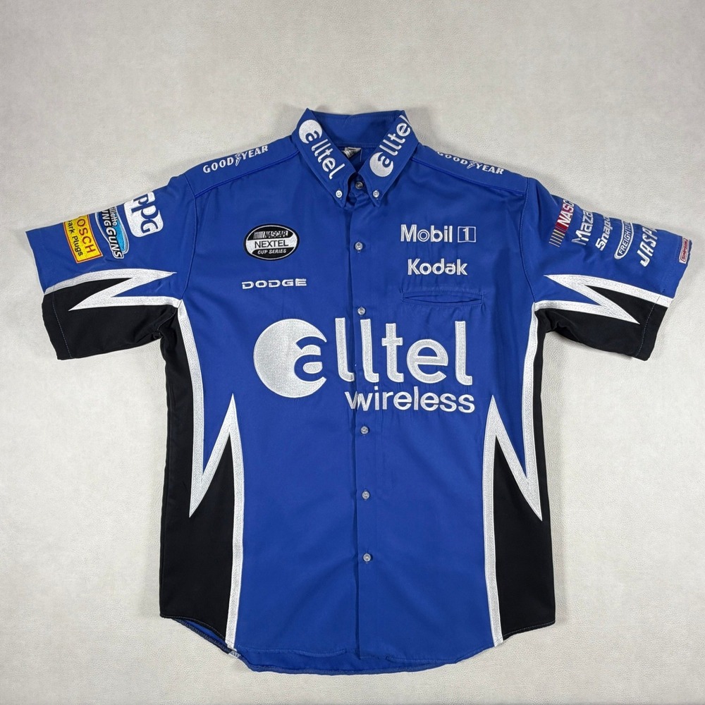 Ryan Newman Simpson NASCAR Nextel Cup Penske Racing Shirt Mens Large Retro